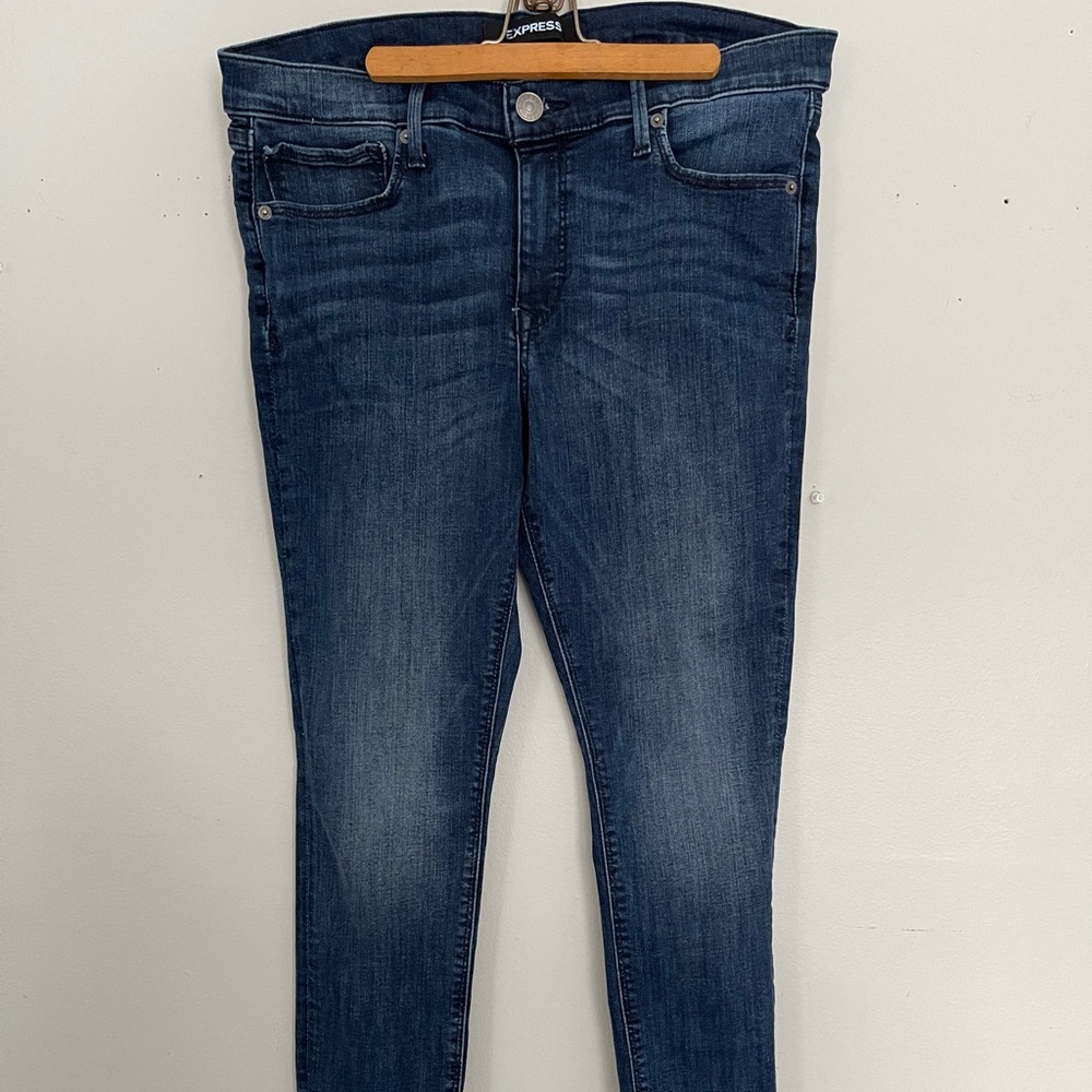 Express Skinny Mid Rise Jeans with Stretch